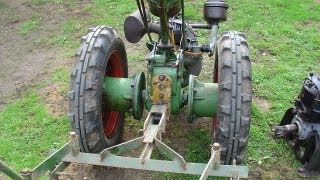 DDR GDR Bodenfräse Einachstraktor DUZ Typ BF 20 Traktor Einachser Oldtimer Bauer BARKAS [upl. by Arriet426]