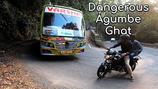 Agumbe Ghat  Agumbe Sunset  Agumbe tourism Karnataka Tourism  Dangerous Hairpin Bend Road Agumbe [upl. by Agostino333]