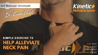 How To SelfMassage The Omohyoid For Quick Neck Pain Relief  Easy Tips  KineticRehabSpinecom [upl. by Ephrem]