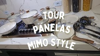 TOUR PELAS MINHAS PANELAS NOVAS DA MIMO STYLE COMPRADAS NO MERCADO LIVRE [upl. by Leirol135]