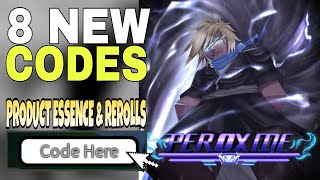 Peroxide Roblox codes new  Peroxide codes for rerolls  Peroxide codes for product essence [upl. by Tobi]