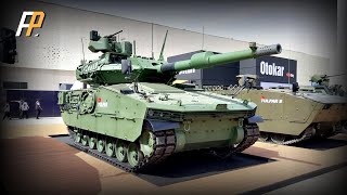 Otokar And Leonardo Unveil New Tulpar Light Tank [upl. by Kissie]