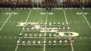 J Frank Dobie Lariaettes Homecoming Kick 10 3 14 [upl. by Annaehr]