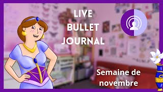 Live Bullet Journal  Pages semaines de novembre  Nuit dArabie [upl. by Mouldon770]