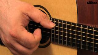 Ed Sheeranstyle acoustic guitar lesson  Thumb and finger strumming TG230 [upl. by Anina748]