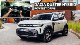 Dacia Duster Hybrid  POV Test Drive [upl. by Eelek]