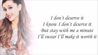 Ariana Grande  One Last Time with Lyrics [upl. by Temple]