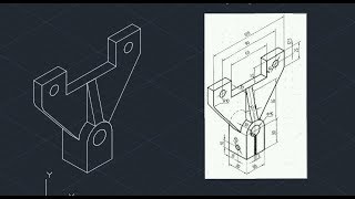 Autocad Isometric Drawing  11 [upl. by Fleta165]