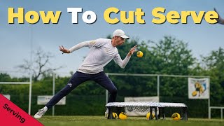 How To Cut Serve  How To Serve In Roundnet Spikeball [upl. by Nomad]