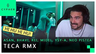 REACCIÓN a ASAN BHAVI  TECA RMX ft Rei Midel YSY A amp Neo Pistea [upl. by Averell]