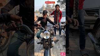 BULLET HANDLE CHANGE OLD BULLET WALA HANDLE LAGWA LIYA Minivlog😁shorts youtubeshorts minivlog [upl. by Ile]