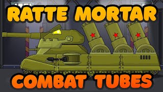 Battle Tubes for the Ratte Mortar  Cartoons about tanks [upl. by Shiller270]