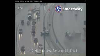 Nashville Crash on I40 west bound  Briley Pkwy in Donelson [upl. by Boykins]