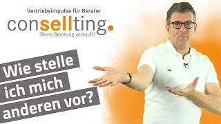 Wie stelle ich mich anderen vor  Die Begrüßung  Vertriebsimpulse für Berater  ADM Institut [upl. by Mccomb]