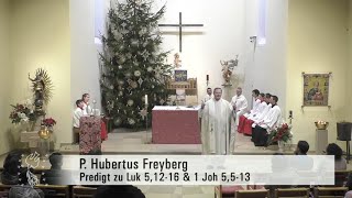 Aus dem Gebet heraus leben – Predigt von P Hubertus auf EWTNTV vom 110119 [upl. by Zakaria]