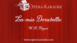 La mia Dorabella terzetto Karaoke Accompaniment [upl. by Cote946]