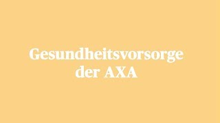 Einfach erklärt Gesundheitsvorsorge der AXA [upl. by Claudio714]