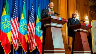 The President and Prime Minister of Ethiopia hold a Joint Press Conference [upl. by Natie]