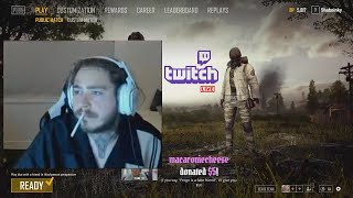 Post Malone Play PUBG And Smoking  Post Malone With His Girlfriend [upl. by Gosnell]