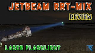 Jetbeam RRTM1X Review LEP Laser Flashlight 132 Million Candella 21700 [upl. by Narcho]