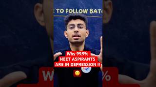 Why 999 NEET aspirants are in depression neet2025 [upl. by Lam]