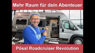 Das größte PösslModell mit maximalem Platz  Roadcruiser Revolution  Der König der Kastenwagen [upl. by Judsen]