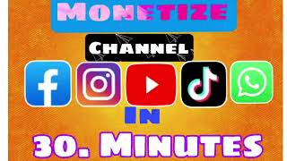 Monetize Twitter Snapchat Facebook Whatsapp TikTok [upl. by Nalahs338]