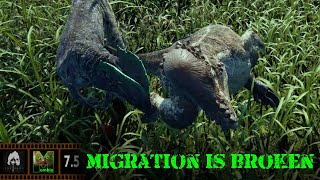 The Isle Evrima  Migration Is Broken  Update 75  Pachycephalosaurus [upl. by Amyas]