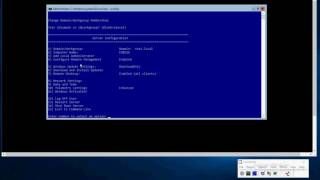 How To Use Windows Server 2016 SCONFIG [upl. by Nodroj]