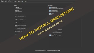 HOW TO Install BrickStore and connect BrickLink  Sorting BrickStore 1 [upl. by Anina]