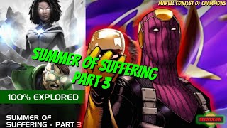 How To Beat MCOC Summer of Suffering Part 3 Photon With A Medium Skill Champion [upl. by Yedsnil]