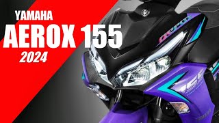 All New Yamaha AEROX 155 2024  NEW Color [upl. by Suillenroc]