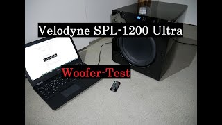 Velodyne SPL1200 Ultra Subwoofer 2009  WooferTest [upl. by Jaquelyn]