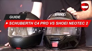 Schuberth C4 Pro vs Shoei Neotec 2  ChampionHelmetscom [upl. by Okiek293]