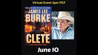 James Lee Burke discusses his new novel Clete [upl. by Caprice]