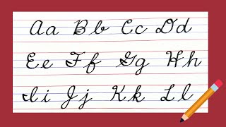 New American Cursive writing A to Z Small letters amp Capital letters Cursive handwriting EASY [upl. by Krein]