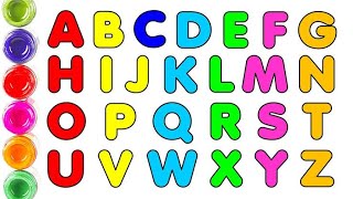 Alphabets writing for kids  How to write small letter alphabet with dotted lines  kindergarten [upl. by Orteip]