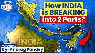 Indian Tectonic Plate is Breaking into Two Parts  Himalayas  UPSC GS1 [upl. by Lorollas]