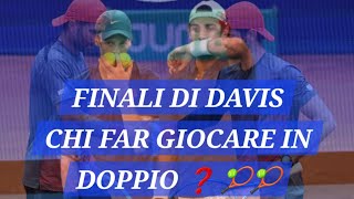 Finali di Davis 🎾🎾 BolelliVavassori o BerrettiniSinner❓️ [upl. by Nyvar]