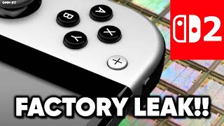 FIRST FACTORY LEAK for Nintendo Switch 2 [upl. by Elreath]