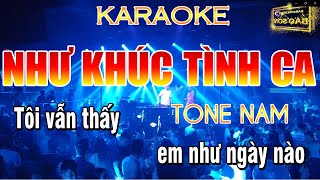 Như Khúc Tình Ca Karaoke Remix Tone Nam ll Karaoke Beat Bảo Sơn [upl. by Eudocia]