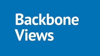 Backbonejs Tutorial Part 11  Backbonejs Views Handling the DOM Events [upl. by Buell546]