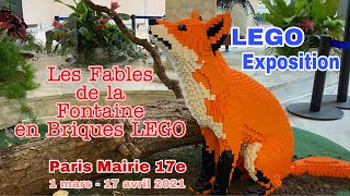 Les Fables de La Fontaine en Briques LEGO  LEGO EXPOSITION PARIS 17th [upl. by Engedi]