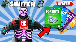 How To Add V Bucks To Fortnite On Nintendo Switch [upl. by Carhart]