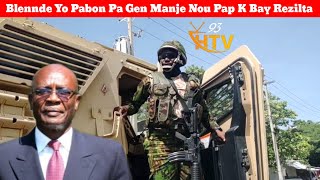 Kolonel Rebu Fenk Pale Polisye Kenya Pa Gen Manje Operasyon paka Fèt Ayisyen Nou Mele [upl. by Eskill799]