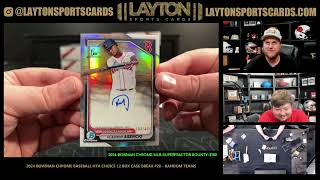 2024 Bowman Chrome Baseball HTA Choice 12 Box Case Break 20 RANDOM TEAMS [upl. by Erdnaid]