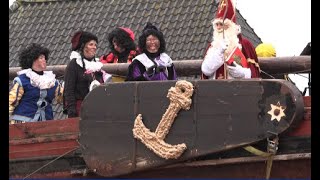 Ondanks tegenslag komt de Sint toch met de boot aan in Oosterwolde [upl. by Atteynek]