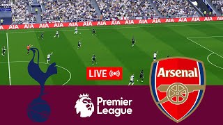 LIVE Tottenham Hotspur vs Arsenal Premier League 2425 Full Match  Video Game Simulation [upl. by Snowman]