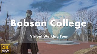 Babson College  Virtual Walking Tour 4k 60fps [upl. by Eddi81]