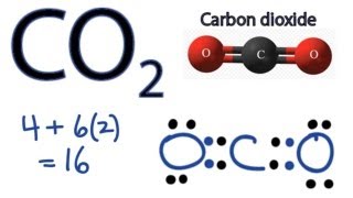 CO2 Lewis Structure  How to Draw the Dot Structure for Carbon Dioxide [upl. by Ambrose]